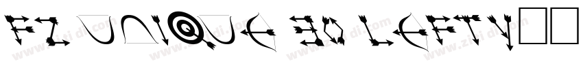 FZ UNIQUE 30 LEFTY字体字体转换